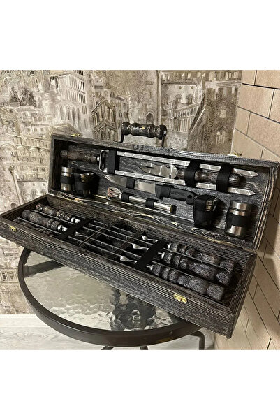 Lider Set gratar premium, gratar, picnic, camping, pescuit, 18 buc in set