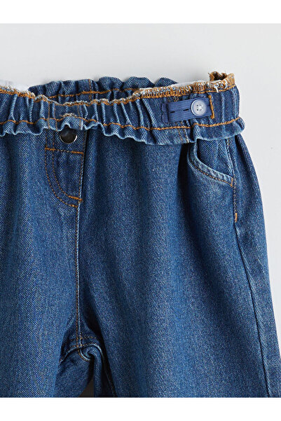 LC Waikiki Indigo Paperbag Girls' Jeans