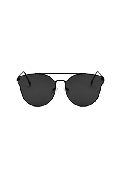 buz Ochelari de soare Cat Eye – Lentile negre, rame subțiri, stil retro, prot...