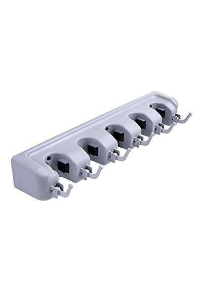 Generic منظم حامل أدوات الممسحة والمكنسة، T56 متعدد الأغراض مثبت على الحائط م...