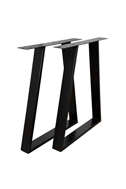 buz Metal table legs, set of 2, dining furniture, 60 x 8 x 73 cm