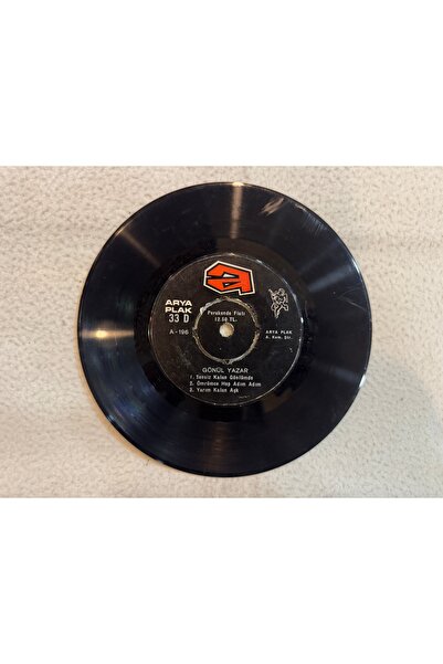 tayfuntufan GÖNÜL YAZAR - SENSİZ KALAN GÖNLÜMDE MİNİ LP PLAK 7 PUAN KAPAK YOKTUR