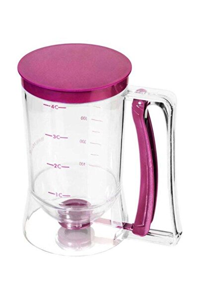Generic Sharpdo Batter Dispenser Clear/Pink 20x12x22cm
