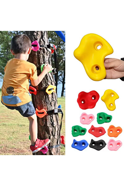buz Children's Climbing Holds Set, 10 Pieces, Outdoor
