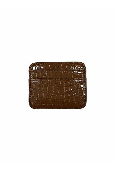 SHIKIRTI حافظة بطاقات نسائية من الجلد الصناعي اللامع بنمط جلد التمساح ذات وجه...