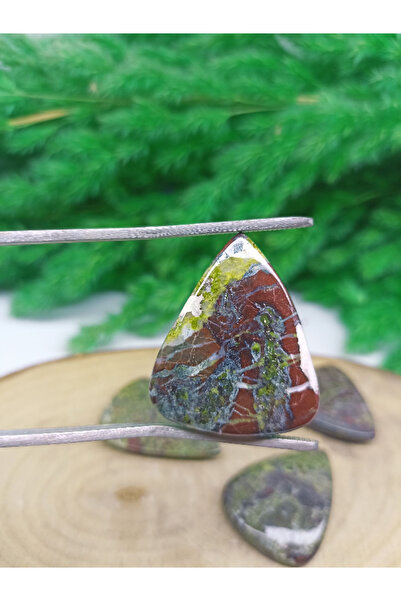 Zodyak Doğal Taş Bloodstone Natural Stone Hood (Ring Stone-Necklace Stone-Bracelet Stone)