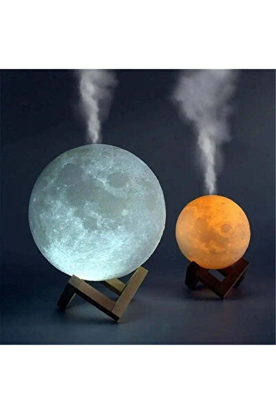 buz Λάμπα Σελήνης 3D - Υγραντήρας, Αρωματοθεραπεία & Καθαριστής Αέρα, Επαναφο...