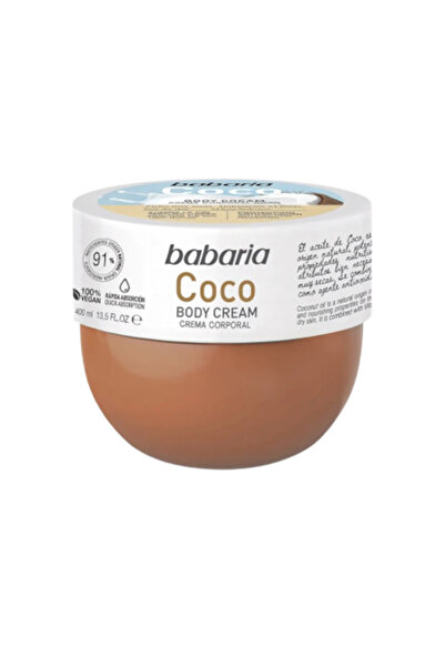 Babaria Cremă hidratantă de corp cu nucă de cocos, Babaria, 400 ml