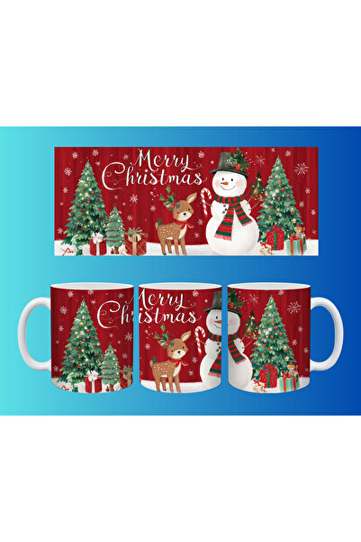 Evion New Year and Christmas Concept Mug – Colorful Custom Print Design