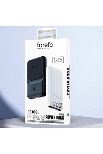FOREFO TMR 15W 10.000 MAH POWER BANK HIZLI ŞARJ DESTEKLİ