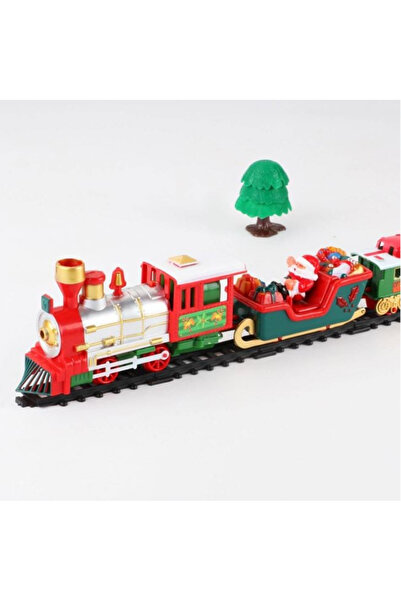 OEM Trenulet Electric cu Muzica de Craciun - 22buc