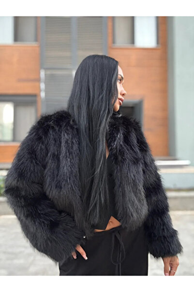 manana fashion Luxury Soft Women Premium Fur Coat Jacket