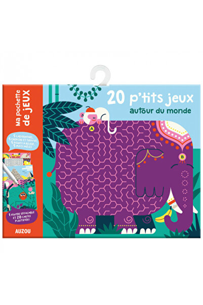 Auzou Collection of 20 mini games - Around the World