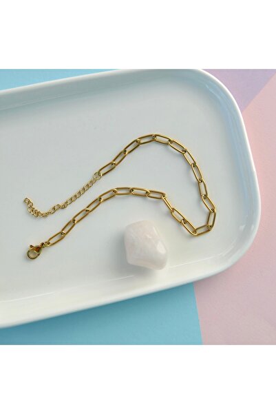 Heppii Steel Bracelet Unisex Paperclip Model Gift Steel Bracelet