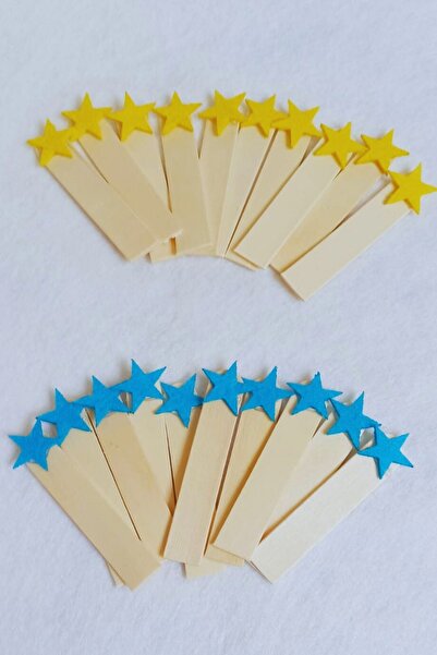 Aydede Oyunevi Davranış Panosu Ahşap Çubukları 20'lu (2 Renk)