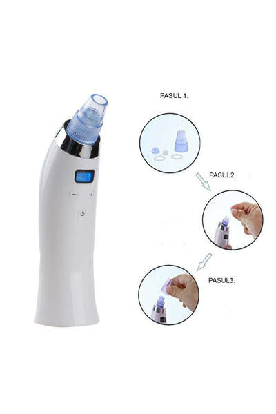 buz Vacuum Cleanser Facial Pore Cleaner – Blackhead Remover, 5 Speeds, Rechargeable