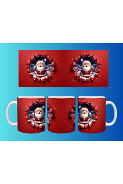 Evion New Year and Christmas Concept Mug – Colorful Custom Print Design