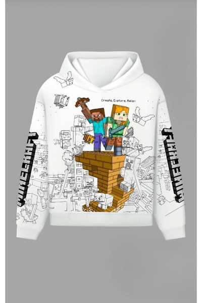 RİSE Minecraft Çocuk Sweatshirt