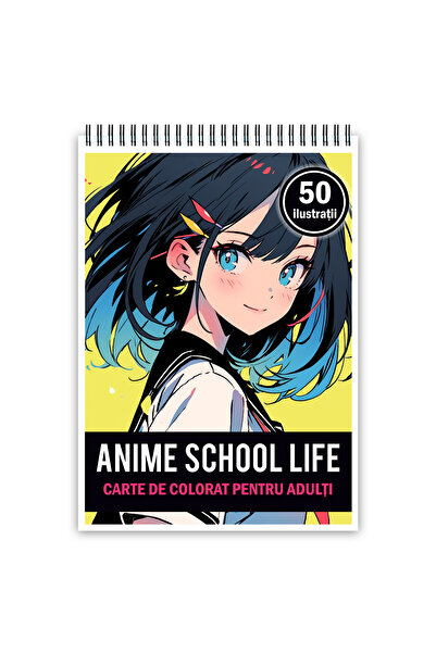Legendary Gifts Painting book, 50 illustrations Anime School Life