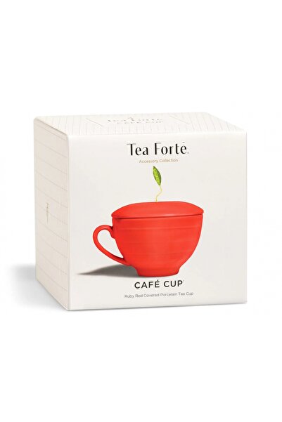 Tea Forte Tea porcelain cup Cafe Cup Ruby Red