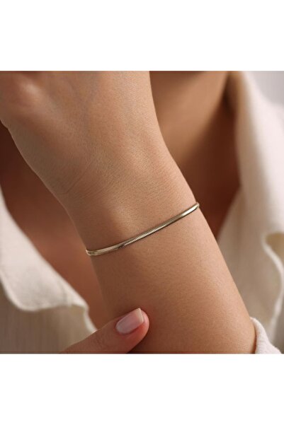 Heppii سوار من الفولاذ الإيطالي متوسط ​​السماكة للجنسين، سوار هدية من الفولاذ