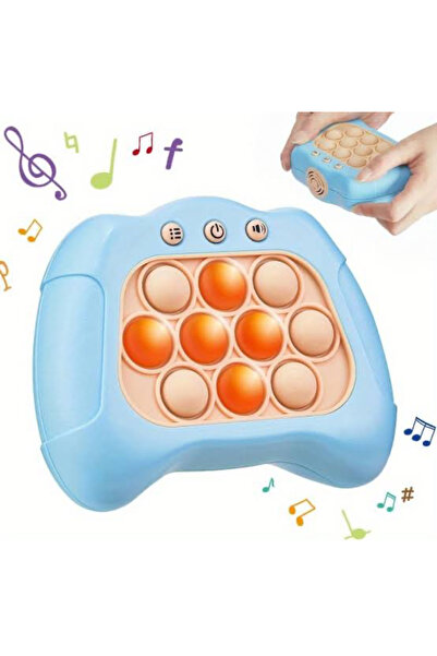 GenelTedarik IŞIKLI SESLİ PİLLİ POPİT AÇIK MAVİ