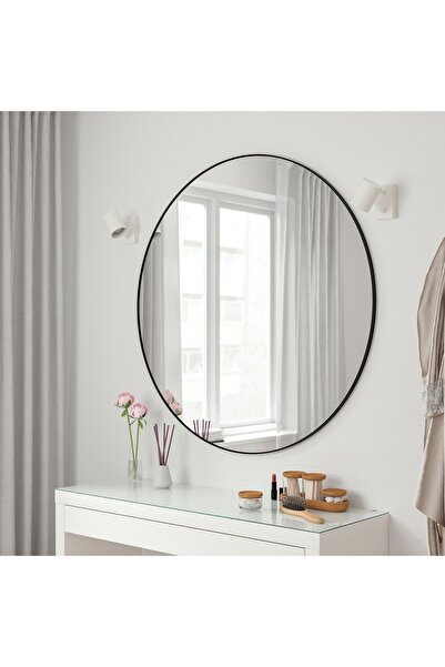 IKEA LINDBYN Mirror, black, 110 cm