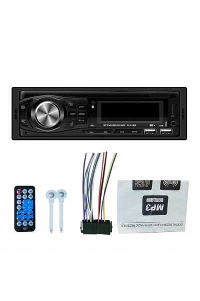 KESNUP Ραδιόφωνο MP3 αυτοκινήτου με ψηφιακή οθόνη LCD, σύνδεση AUX