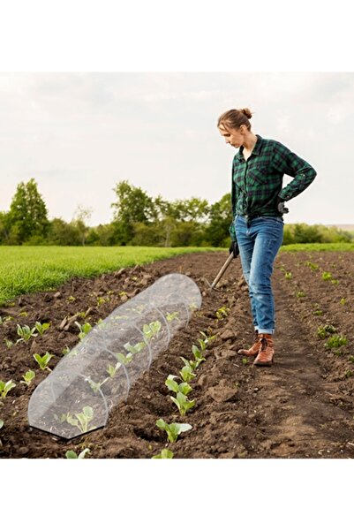 KESNUP Μίνι θερμοκήπιο κήπου με σήραγγα, για την προστασία των καλλιεργειών, διαφανές