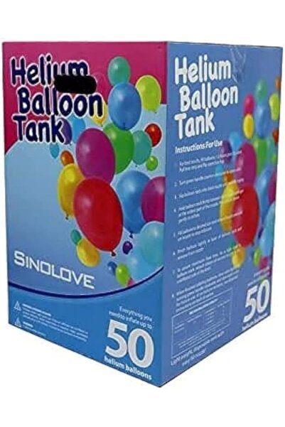 Generic Helium Tank - 50 Pieces Balloon