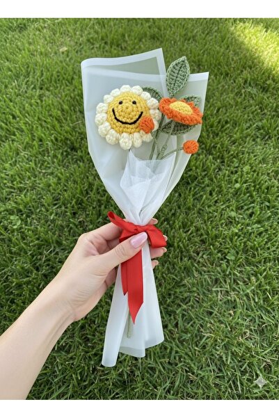 HENERA El Örgüsü Çiçek Buketi / Sevgililer Günü / Hediyelik /Doğum Günü/Öğret...