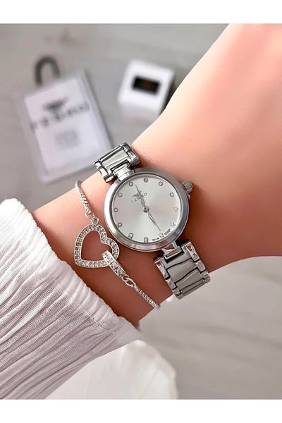 FERRO Women's Wristwatch - Original Product - Bracelet Gift - 3 Atm Waterproof