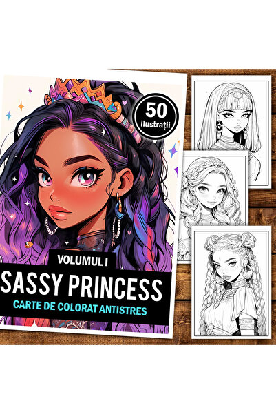 Legendary Gifts Carte de pictura, 50 de ilustratii, Anime Sassy Princess - Vo...
