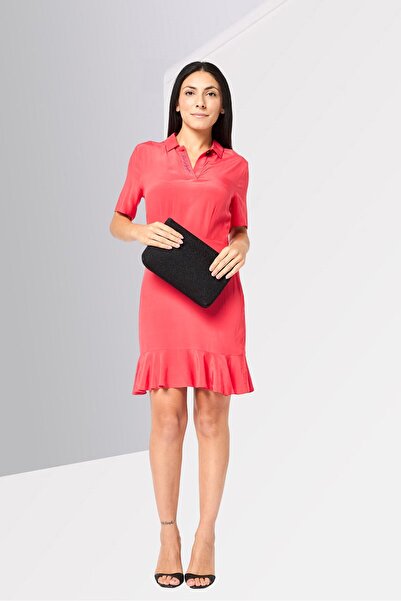 Karl Lagerfeld Women Embroidered Logo Midi Dress, Red