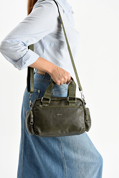 YOGII Tumi Model Çok Gözlü Suya Dayanıklı Ayarlanabilir Askılı Fermuarlı Deri...