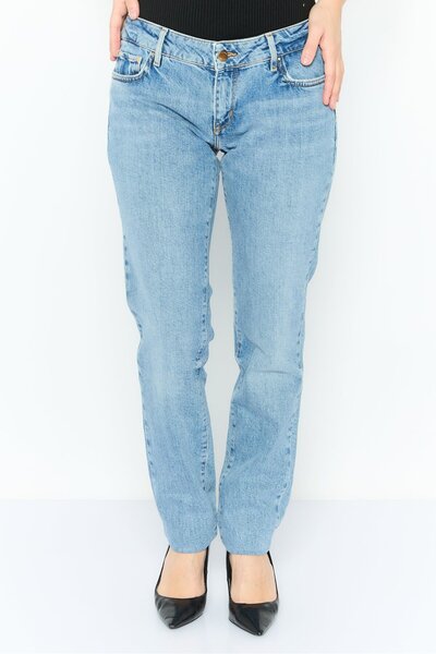 Tommy Hilfiger Women Slim Fit Washed Stretchable Milan Rw Jeans Light Blue