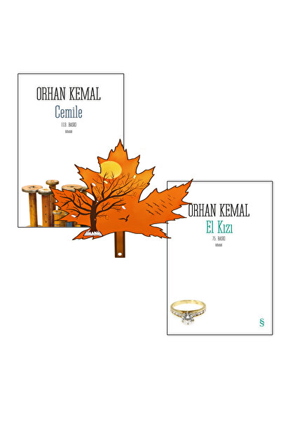 Alfa Yayınları orhan kemal - cemile - el kızı - 2 kitap yanında yaprak ayraç