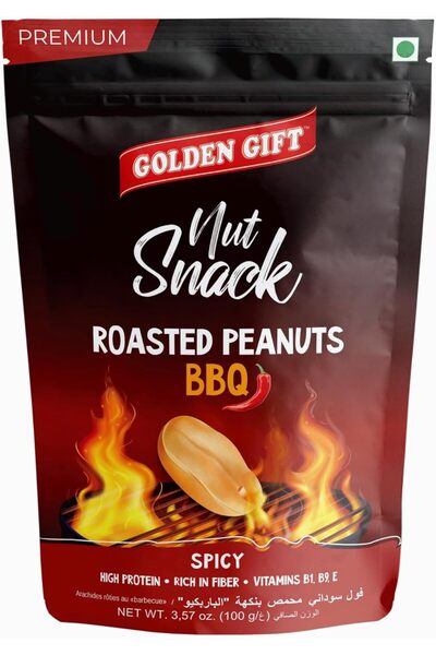 golden gift Premium Roasted Peanuts BBQ 300g (3x100g)