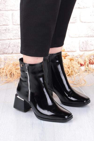 Pierre Cardin Μαύρα μποτάκια με φερμουάρ PC-54971