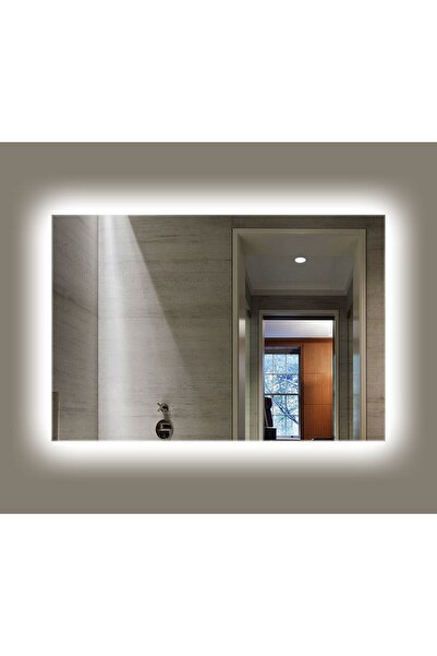 DENİZ KOÇ GRUP Arka Işıklı LED Dokunmatik Banyo Aynası 80x60 cm | Flotal Cam ...