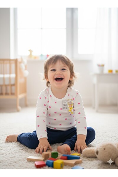 Şimo Butik ملابس داخلية للأطفال البنات والأولاد بأكمام طويلة مصنوعة من القطن ...