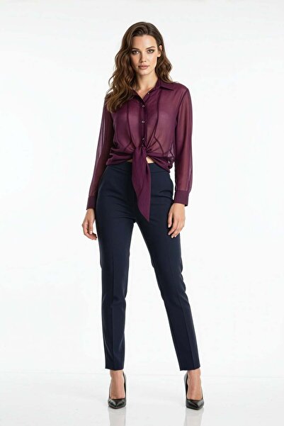 UTOPIAN Yarasa Kol Regular Bluz