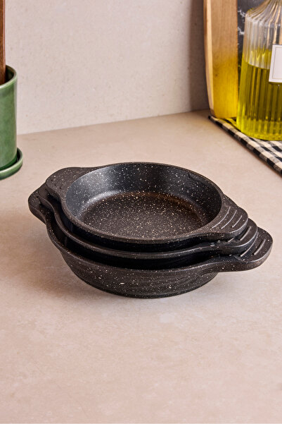 Perotti Progranito Cast Iron 3-Piece Pan Set 16-18-20 cm