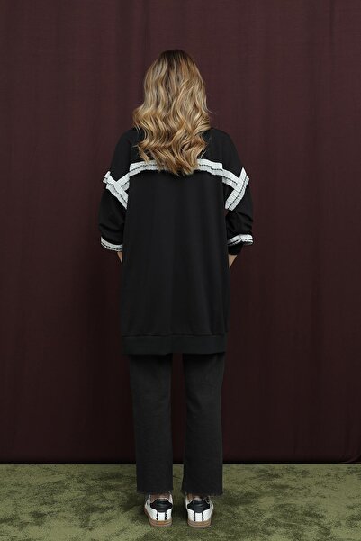 Puane Women's Ruffle Detailed Tunic -10718Tun