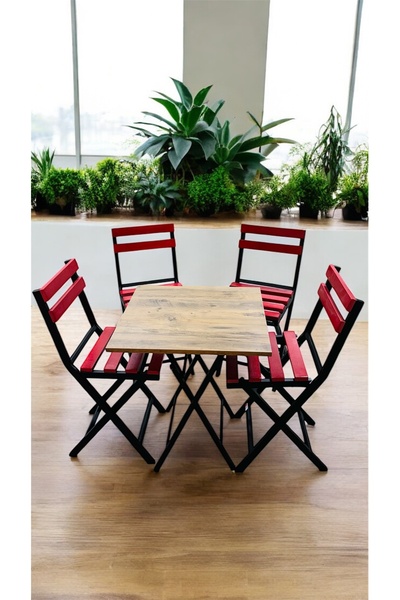 Modern Style Home Balkon Bahçe Mutfak Bistro Set Katlanır Masa-sandalye