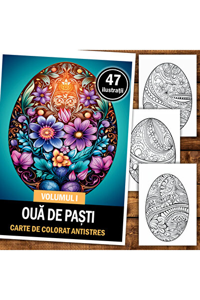 Legendary Gifts Carte de pictură, 47 de ilustrații Ouă de Paște - Volumul I