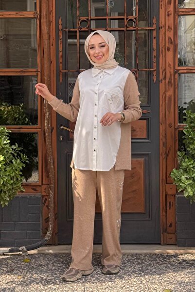 FUAT GÜRSEN بدلة فوات غورشن مع بنطلون 25K-4364 بيج