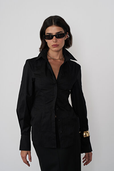 Beyyoglu %100 Cotton Dikiş Detaylı Gömlek