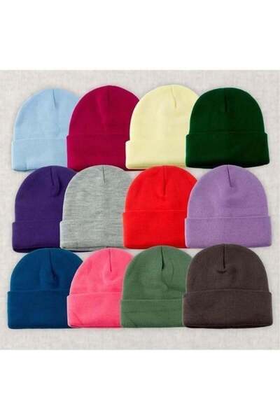 ZERO LAND Mtxdpn Double Layer 1St Grade Colorful Beanie Wholesale Beanie Gloves (04331) -Milky Coffee