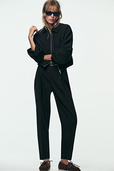 Açelya Okcu Premium Vento Mid-Waist Short-Leg Lycra Pants